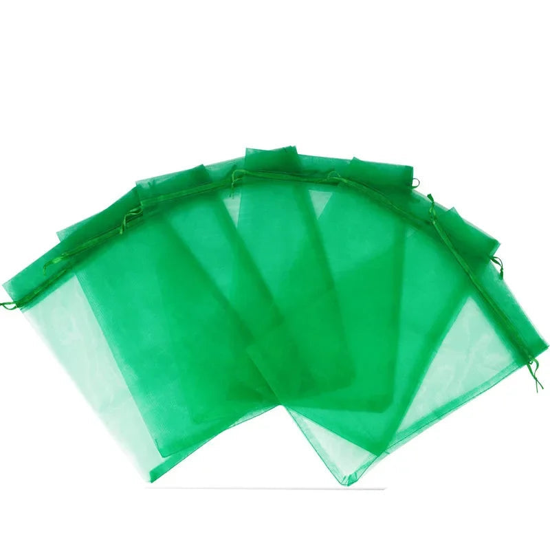 Sacos de Proteção para Uvas em Malha com Cordão – Reutilizáveis e Ecológicos para Cultivo de Frutas | Verde Jardim