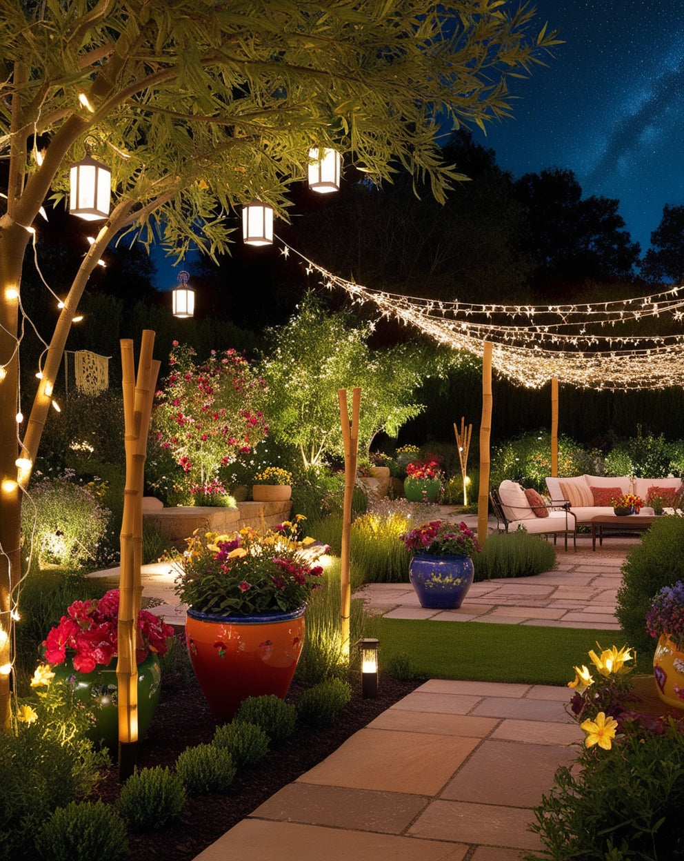Decoração de Jardim e Iluminação