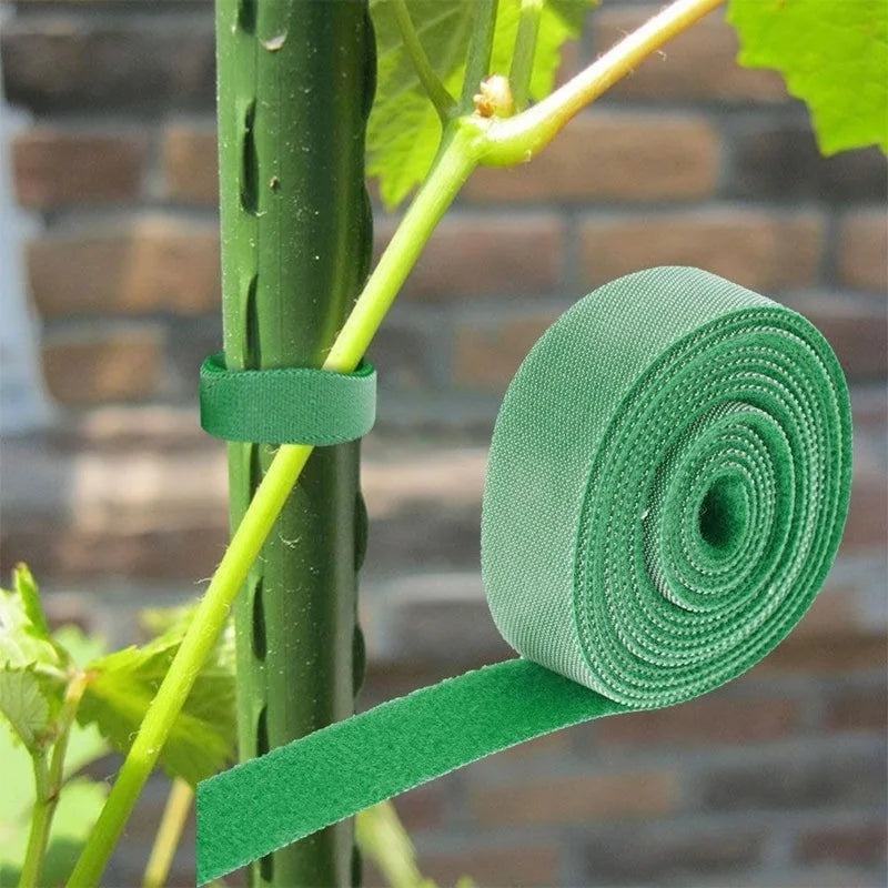 Fita de Fixação Ajustável para Plantas em Nylon - Verde Jardim. Verde Jardim 