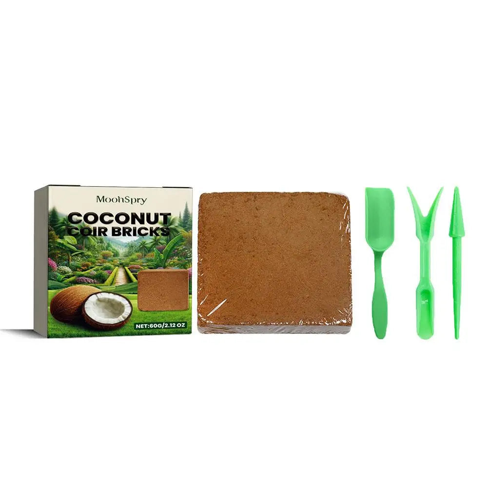 Substrato de Fibra de Coco para Jardinagem | Solo Natural Verde Jardim Verde Jardim 