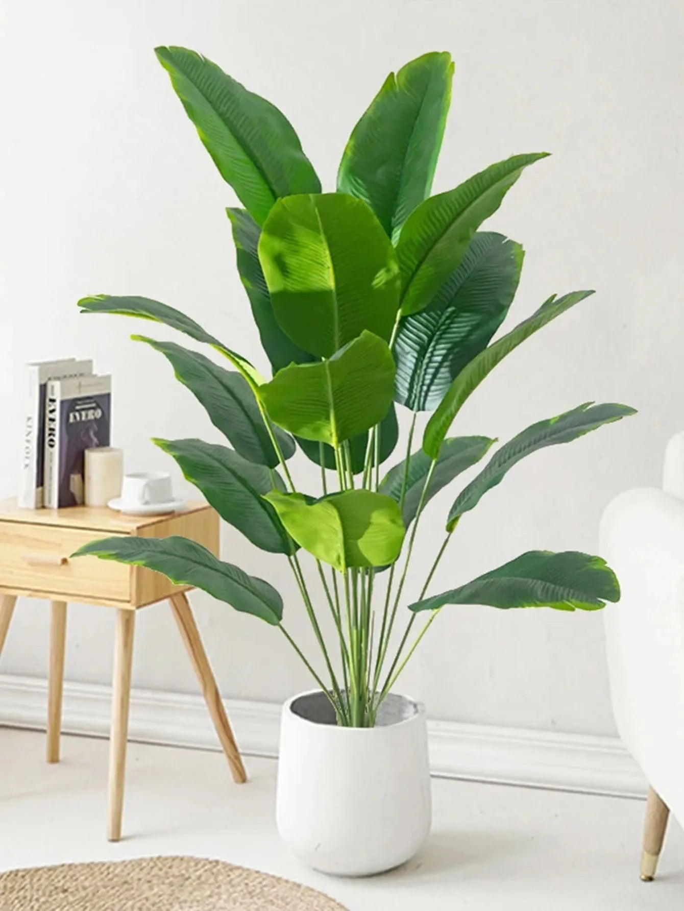 Verde Jardim | Palmeira Artificial Tropical Grande com Folhas de Bananeira – Decoração para Casa e Jardim Verde Jardim 