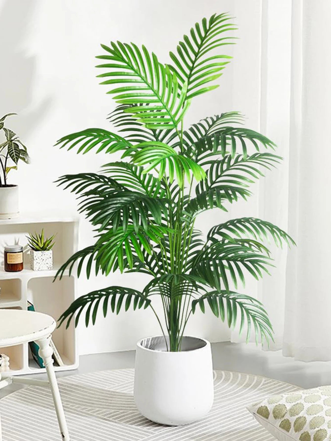 Palmeira Artificial Grande – Decoração Tropical para Ambientes Internos e Externos / verde jardim Verde Jardim 