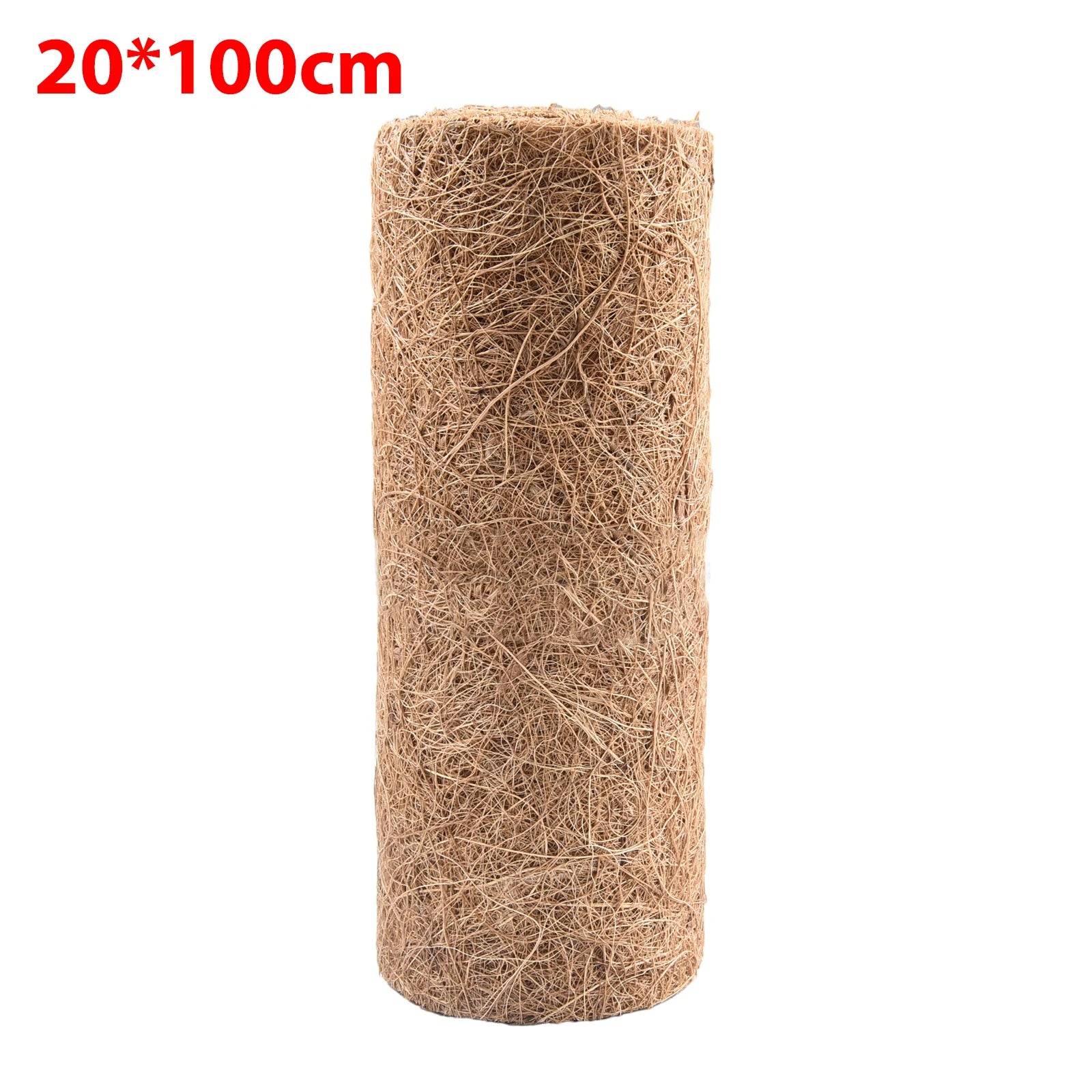 Tapete de Fibra de Coco Verde Jardim | Tapete Natural para Portas, Cestas e Répteis