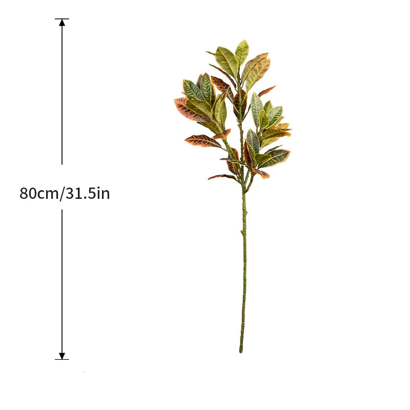 120cm grande falso ficus árvore artificial plantas de borracha tropicais plást Verde Jardim 
