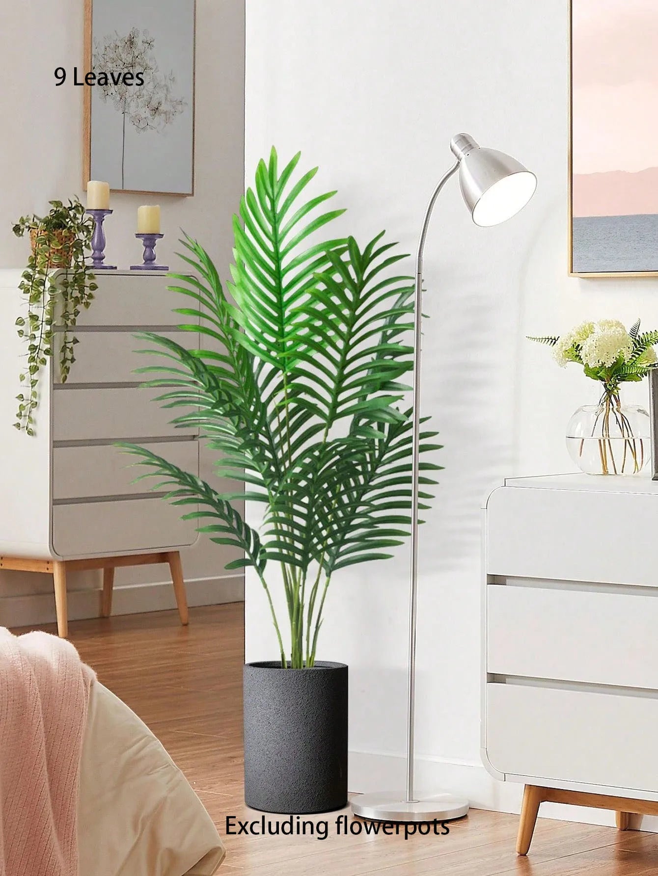 Palmeira Artificial Grande – Decoração Tropical para Ambientes Internos e Externos / verde jardim Verde Jardim 