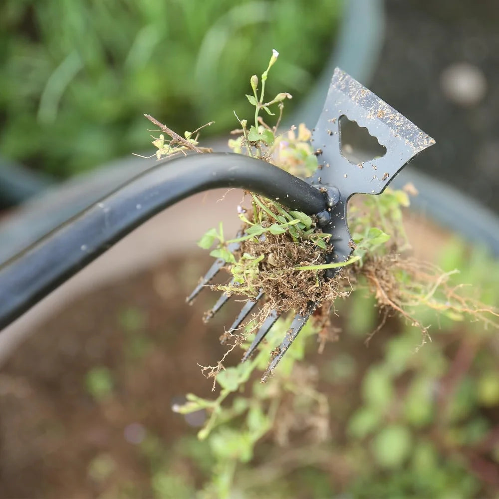 Ferramenta de Remoção de Ervas Daninhas com Luvas de Garra – Aço Manganês Resistente | Verde Jardim