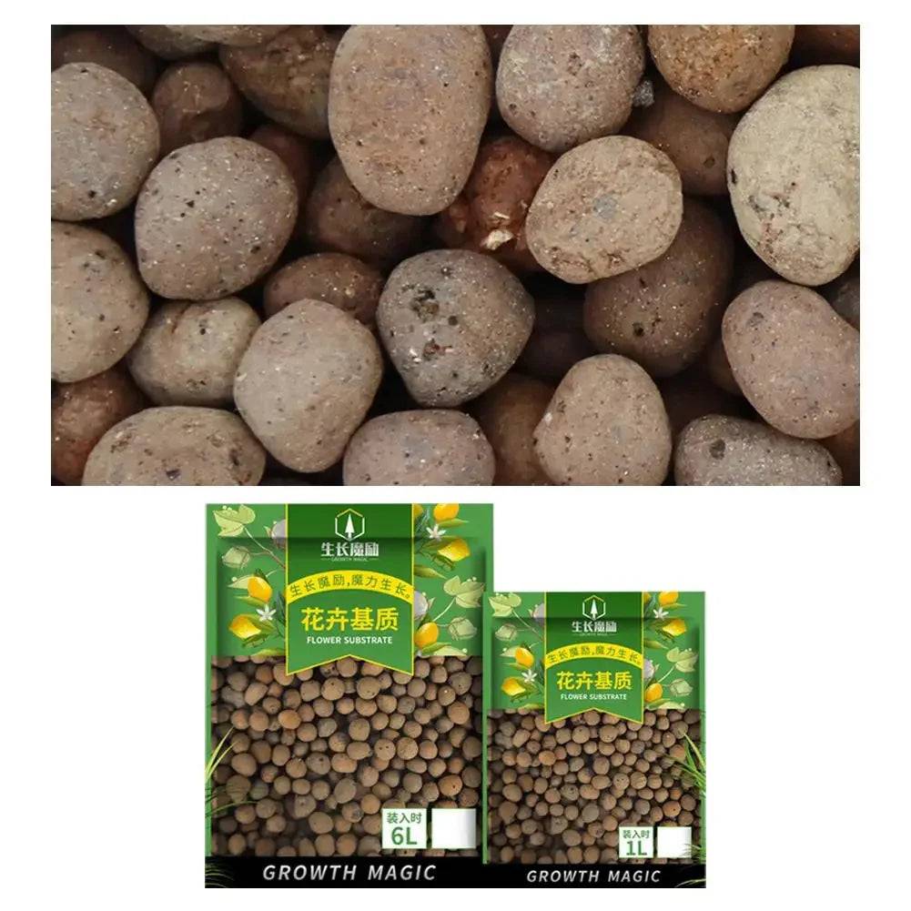 Bolas de Argila Orgânica Verde Jardim - Substrato para Jardinagem 