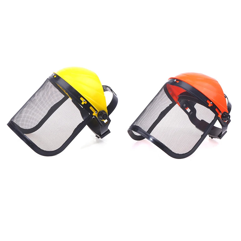 Capacete de Segurança Verde Jardim com Malha de Proteção Facial para Jardim e Florestal Verde Jardim 