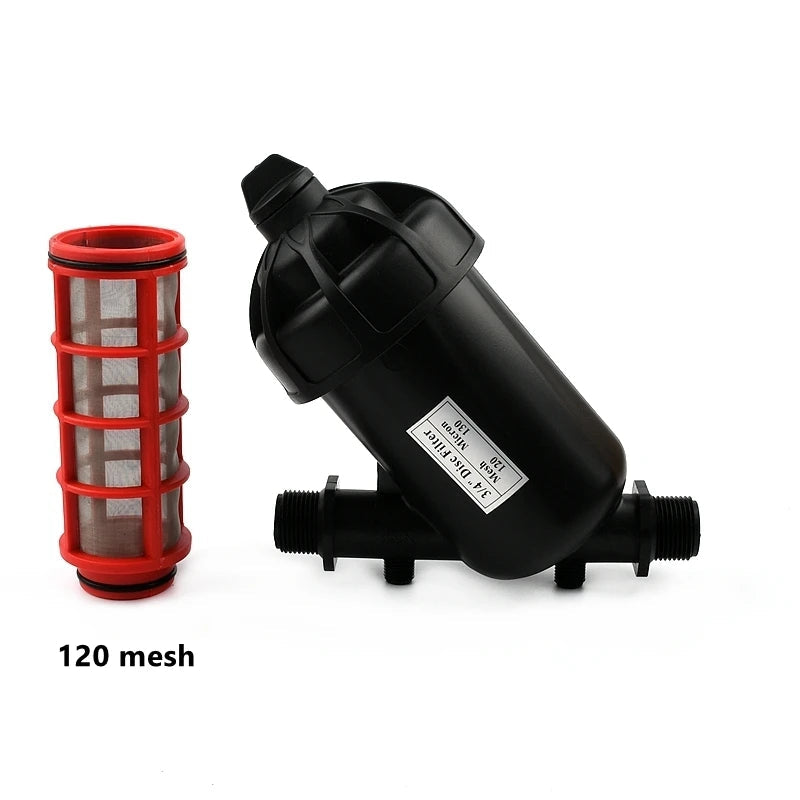 Filtro de Água Tipo Y - Conectores para Irrigação de Jardim em PVC Verde Jardim 