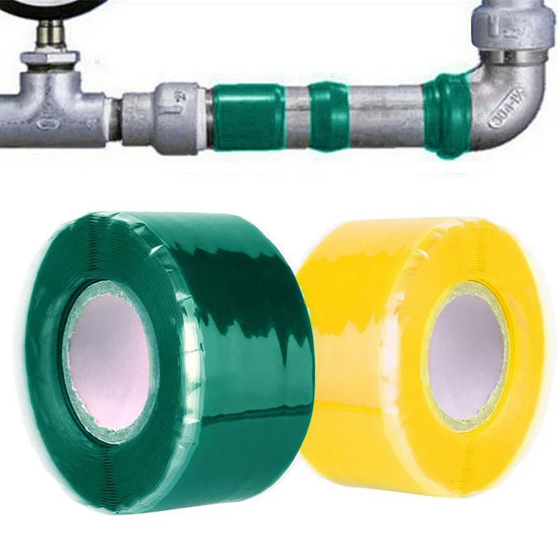 Fita Stop Leaks – Vedação Impermeável e Reparo Instantâneo Verde Jardim
