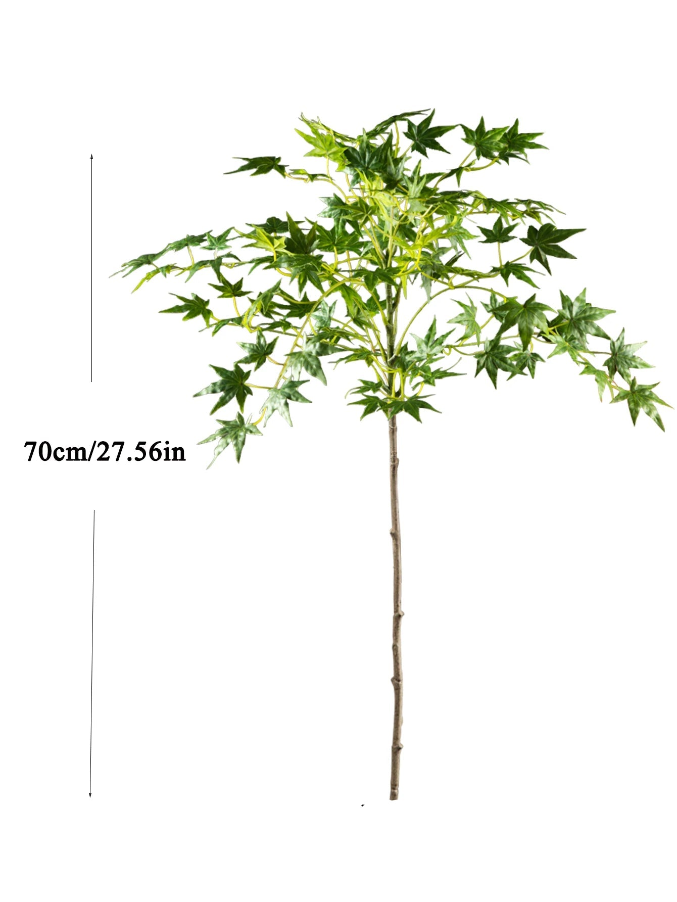 Árvore de bordo artificial de 70-140cm, plantas japonesas falsas, ramo de bordo Verde Jardim 