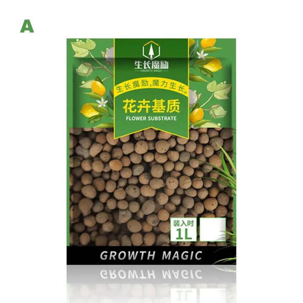 Bolas de Argila Orgânica Verde Jardim - Substrato para Jardinagem 