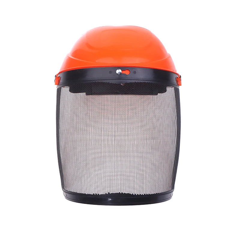 Capacete de Segurança Verde Jardim com Malha de Proteção Facial para Jardim e Florestal Verde Jardim 
