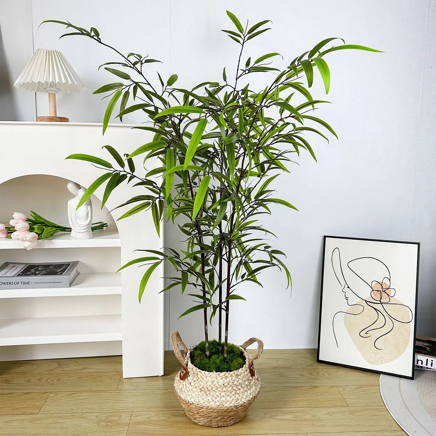 Folhas Artificiais de Bambu Verde 130-210cm - Verde Jardim Verde Jardim 