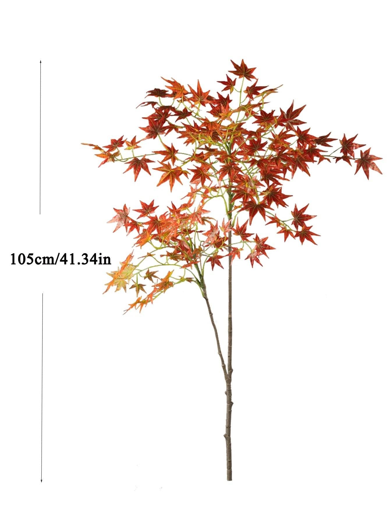Árvore de bordo artificial de 70-140cm, plantas japonesas falsas, ramo de bordo