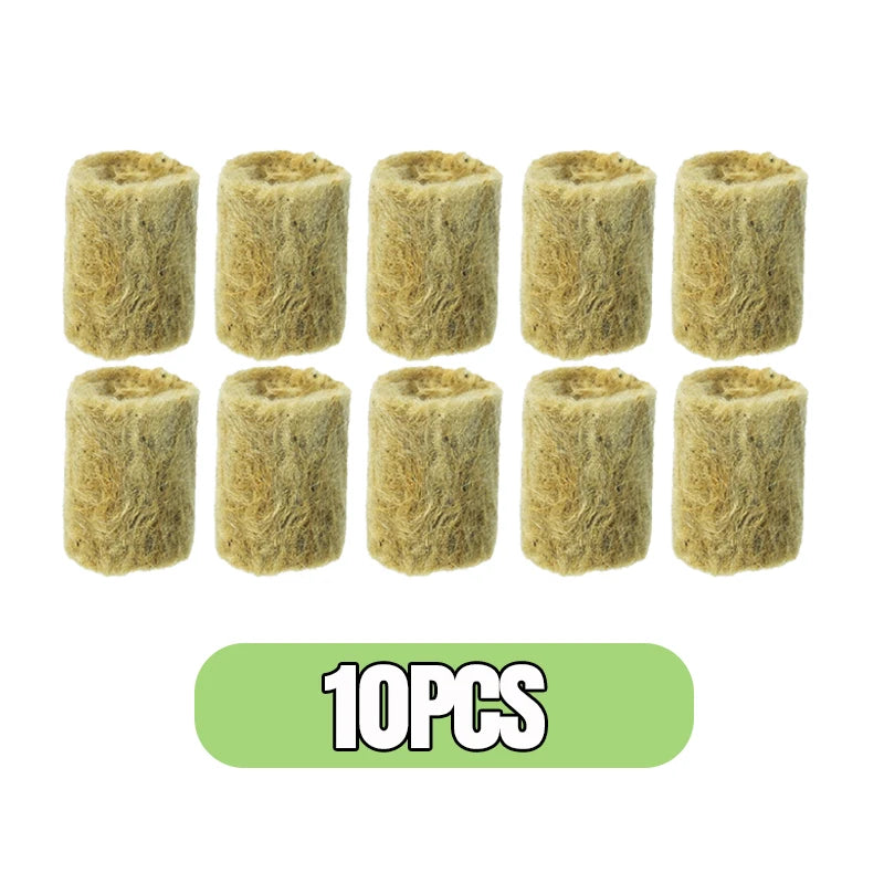 Bloco de Lã de Rocha para Mudas e Hidroponia – Esponja de Plantio para Estufas e Germinação | Verde Jardim