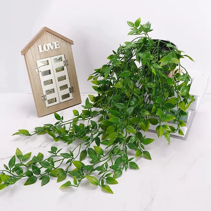Hera Artificial com Vasos - Folha de Plástico para Decoração de Casamento | Verde Jardim Verde Jardim 