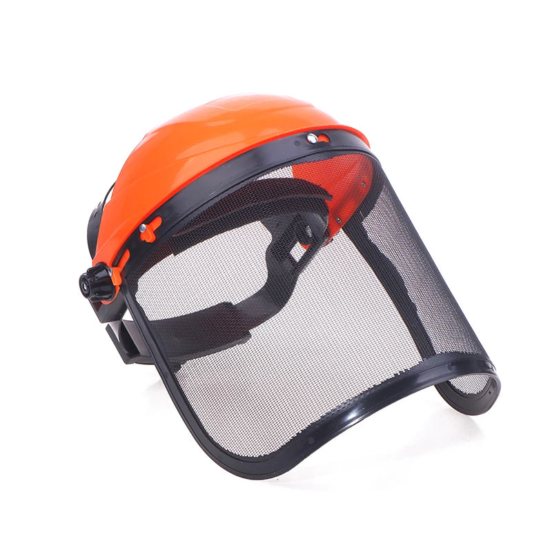Capacete de Segurança Verde Jardim com Malha de Proteção Facial para Jardim e Florestal Verde Jardim 