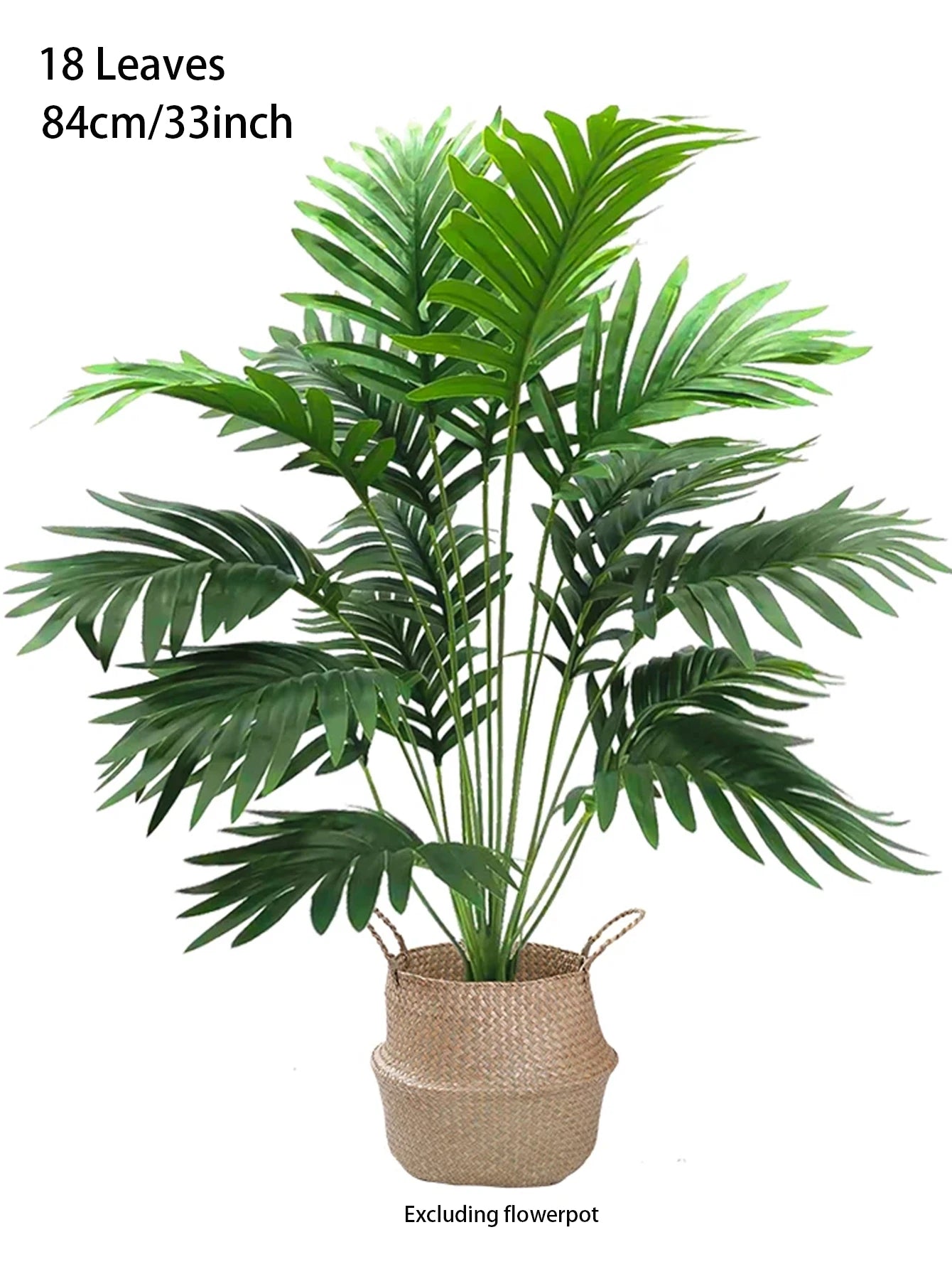 Palmeira Artificial Grande – Decoração Tropical para Ambientes Internos e Externos / verde jardim Verde Jardim 