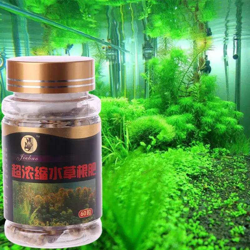 Cápsulas de Fertilizante Concentrado para Plantas Aquáticas - Verde Jardim (60 Unidades) 