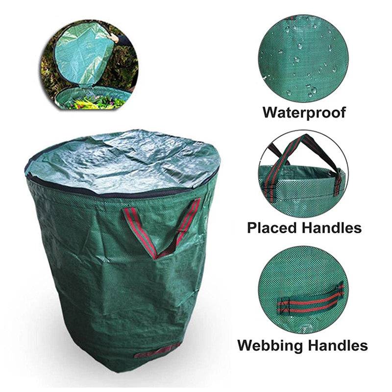 Caixa de Armazenamento  Verde Jardim - Saco Reutilizável Resistente e Ecológico 