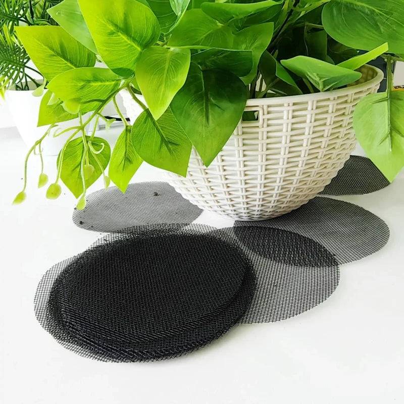 Tapete de Malha Verde Jardim – Proteção para Vasos com Drenagem Eficiente 